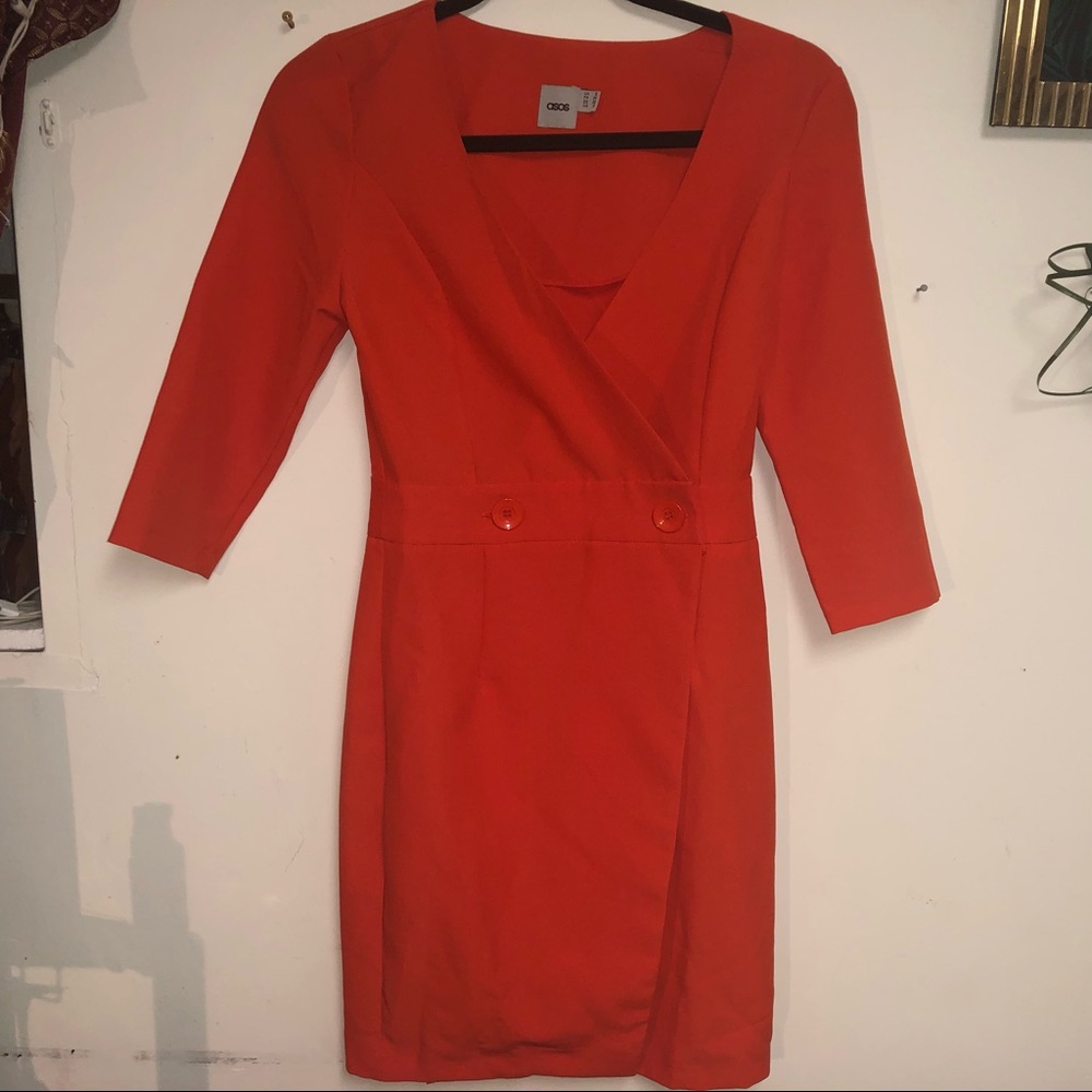 Orange Asos Dress